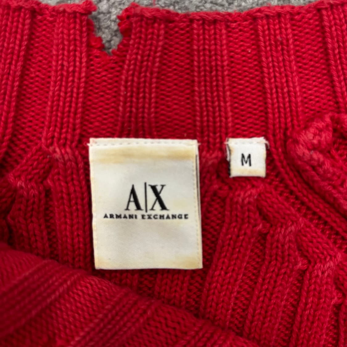 M 아르마니익스체인지 사이드 집업 니트 상품이미지6