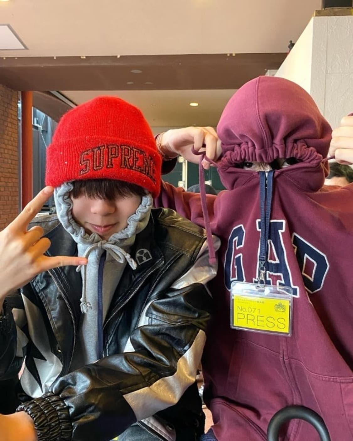 갭 gap 후드집업 집업 버건디 사쿠야 대대장 빈티지 후드티 상품이미지2