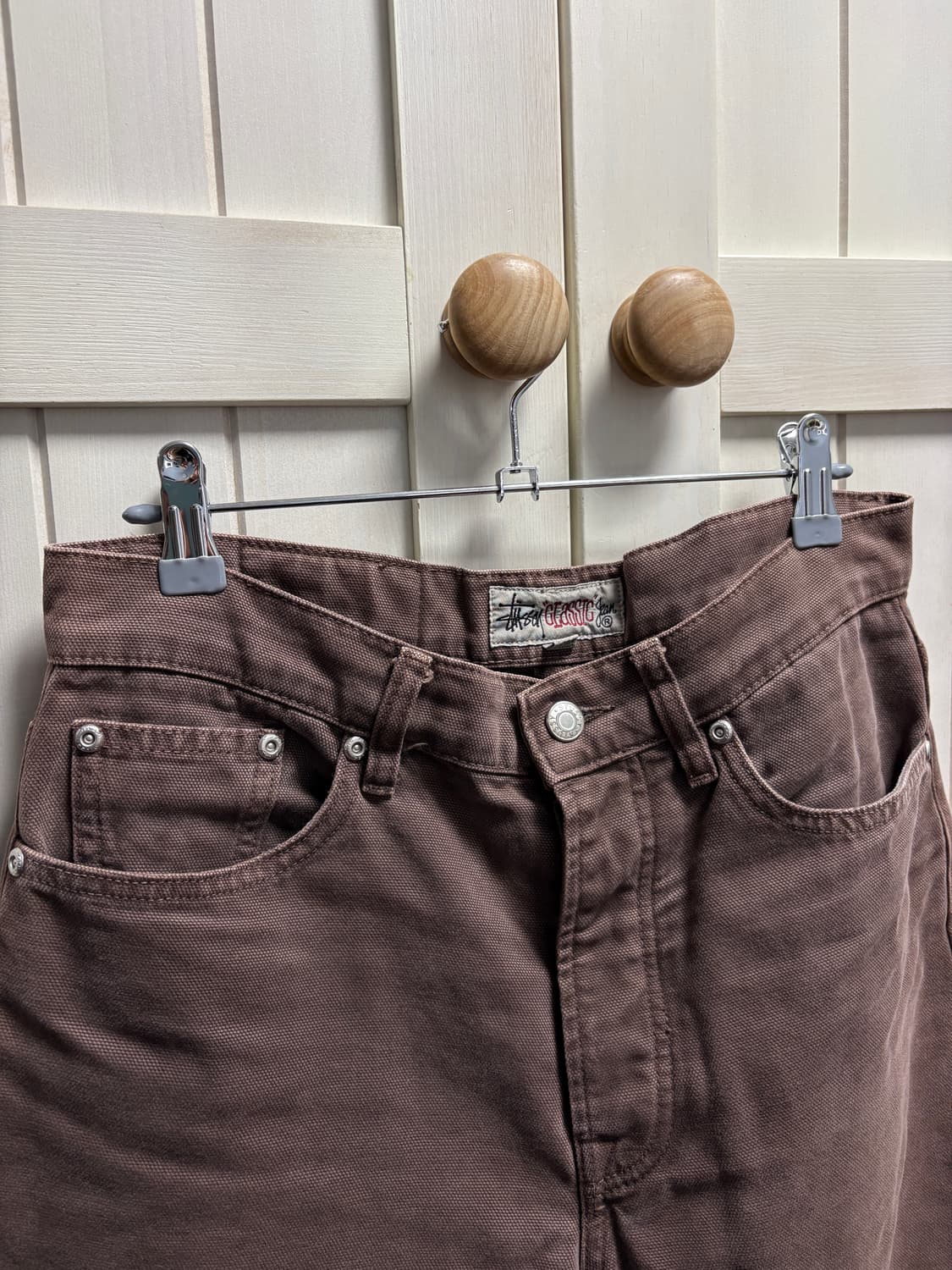 스투시 클래식 진 캔버스 브라운 30 사이즈 상품이미지2