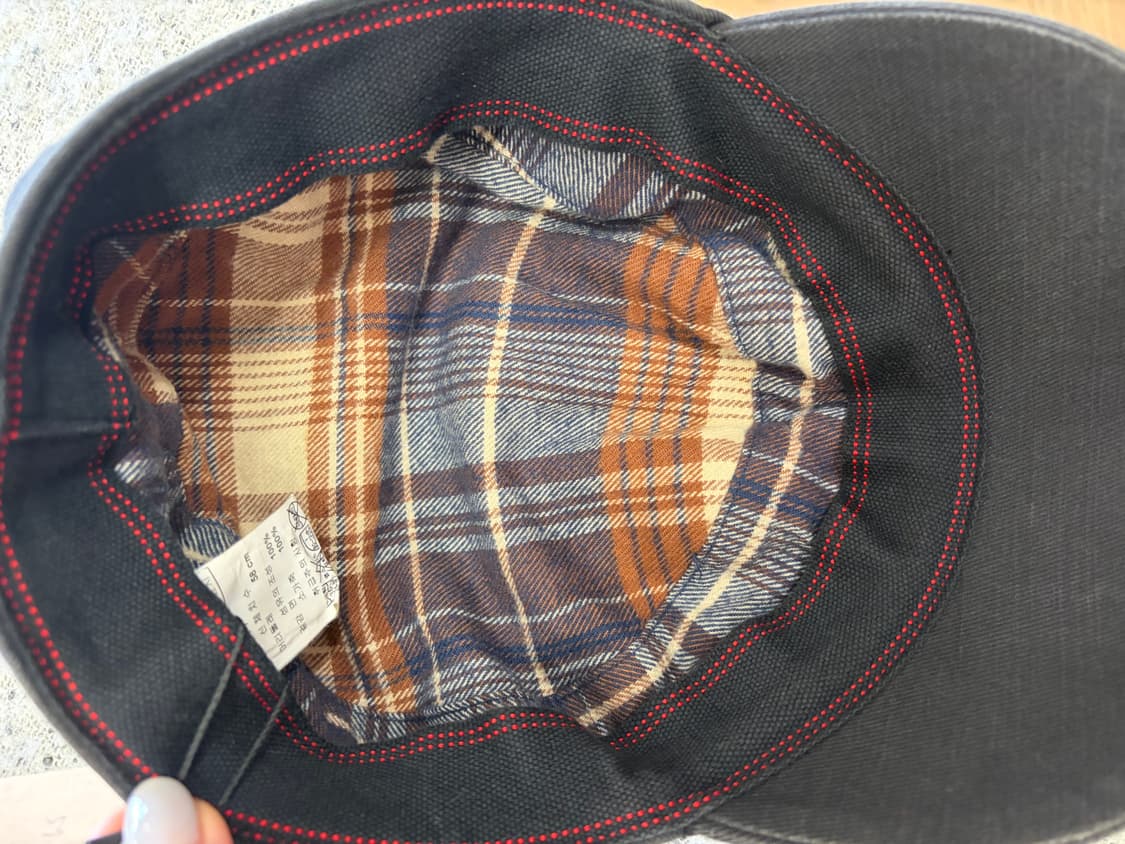 N67. 디젤 빈티지 Y2K 가죽로고 캡 모자 상품이미지5