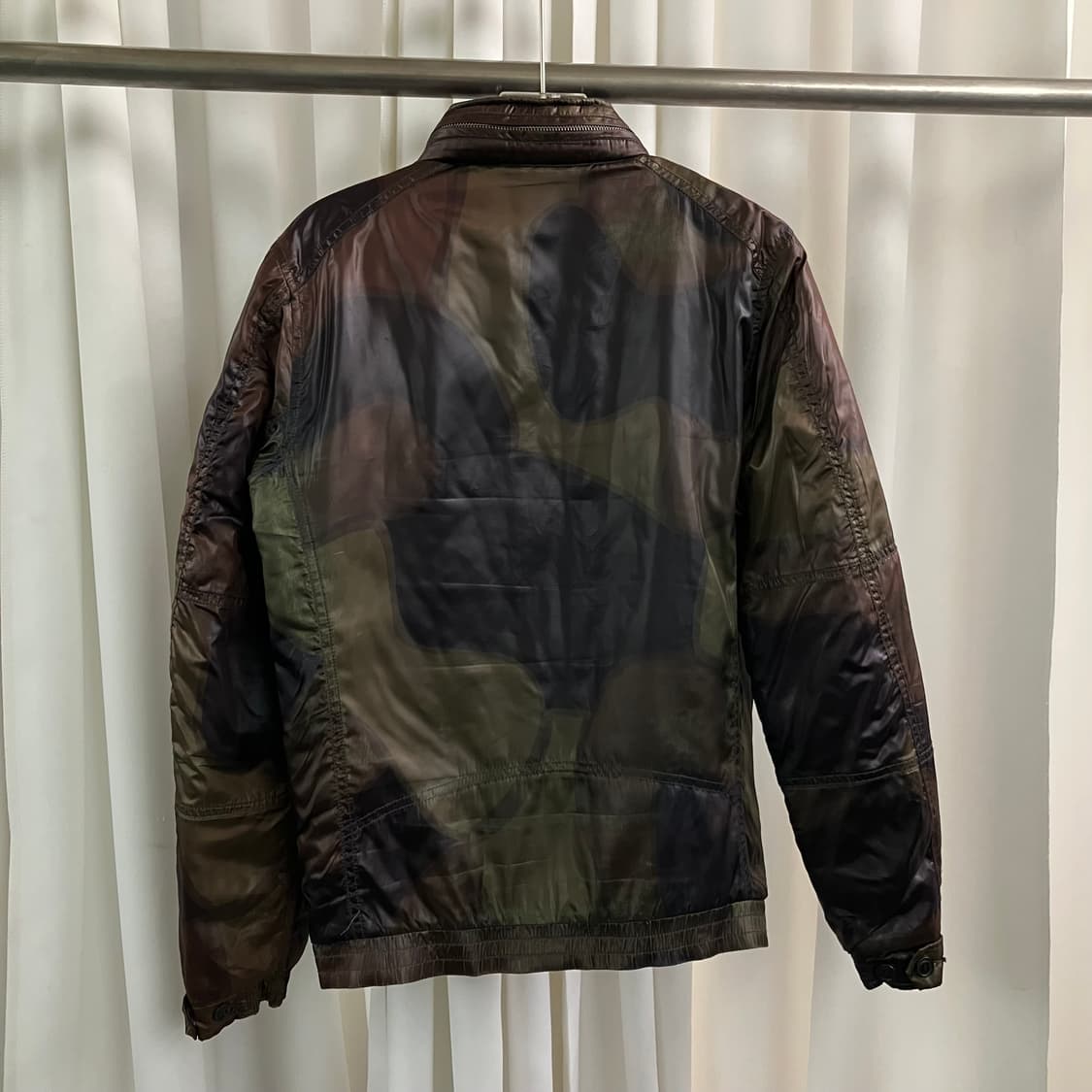디젤 카모플라쥬 밀리터리 경량 패딩 자켓 S 상품이미지2