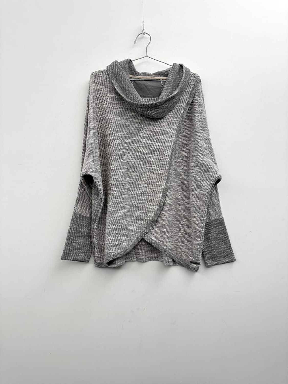 CALVIN KLEIN side slit cape top / grey 상품이미지1