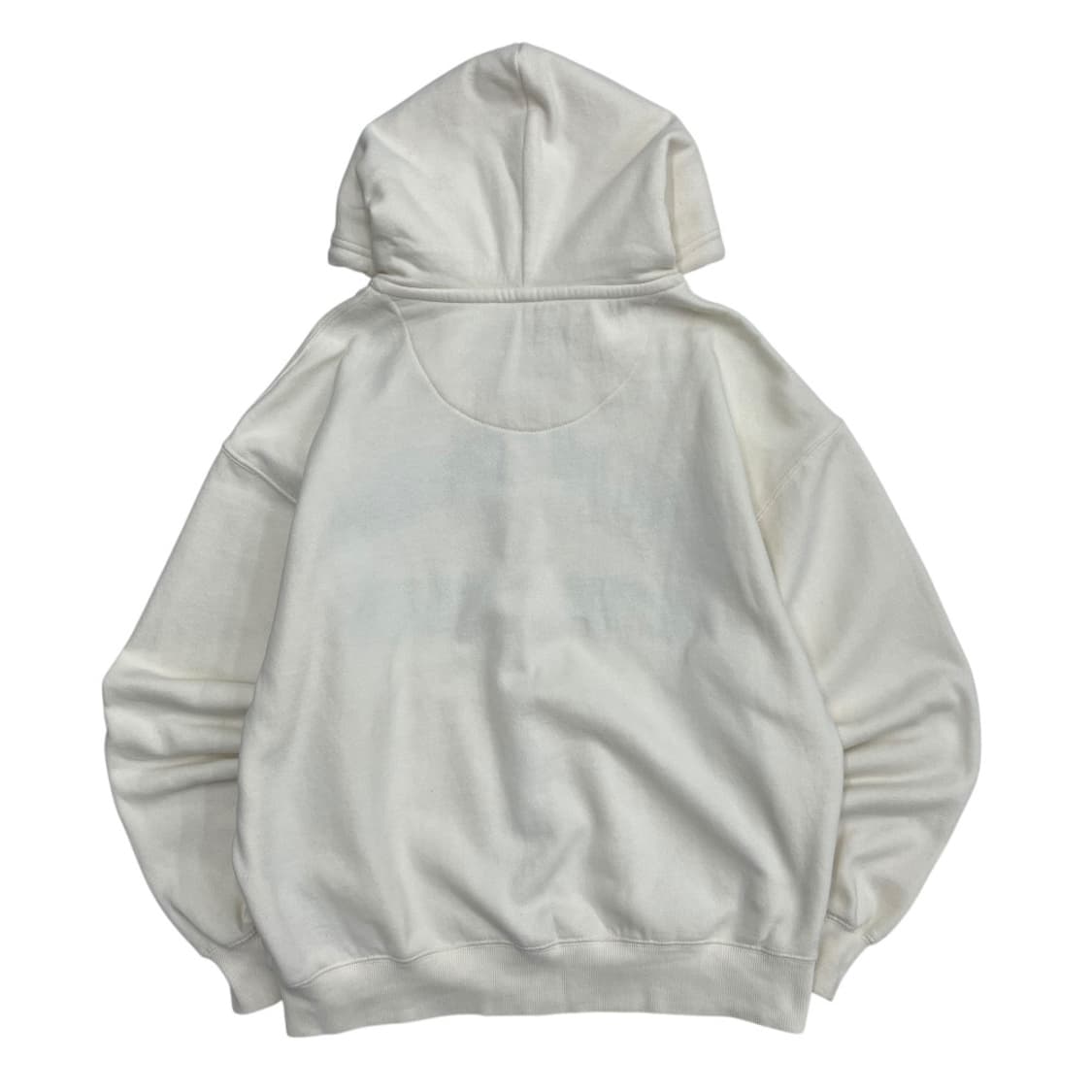 후아유 센터로고 아이보리 후드집업 S 상품이미지3