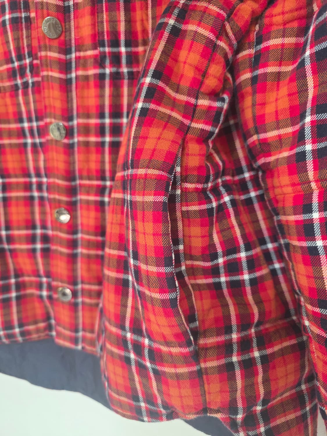 자딕앤볼테르 ZADIG&VOLTAIRE 체크 퀼팅 셔츠자켓 S 간절기 상품이미지7