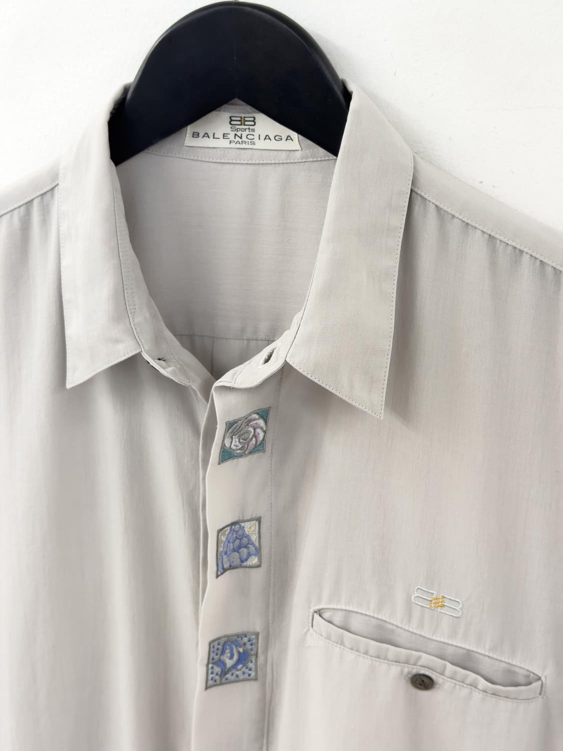 90s 발렌시아가 레이온 셔츠 상품이미지5