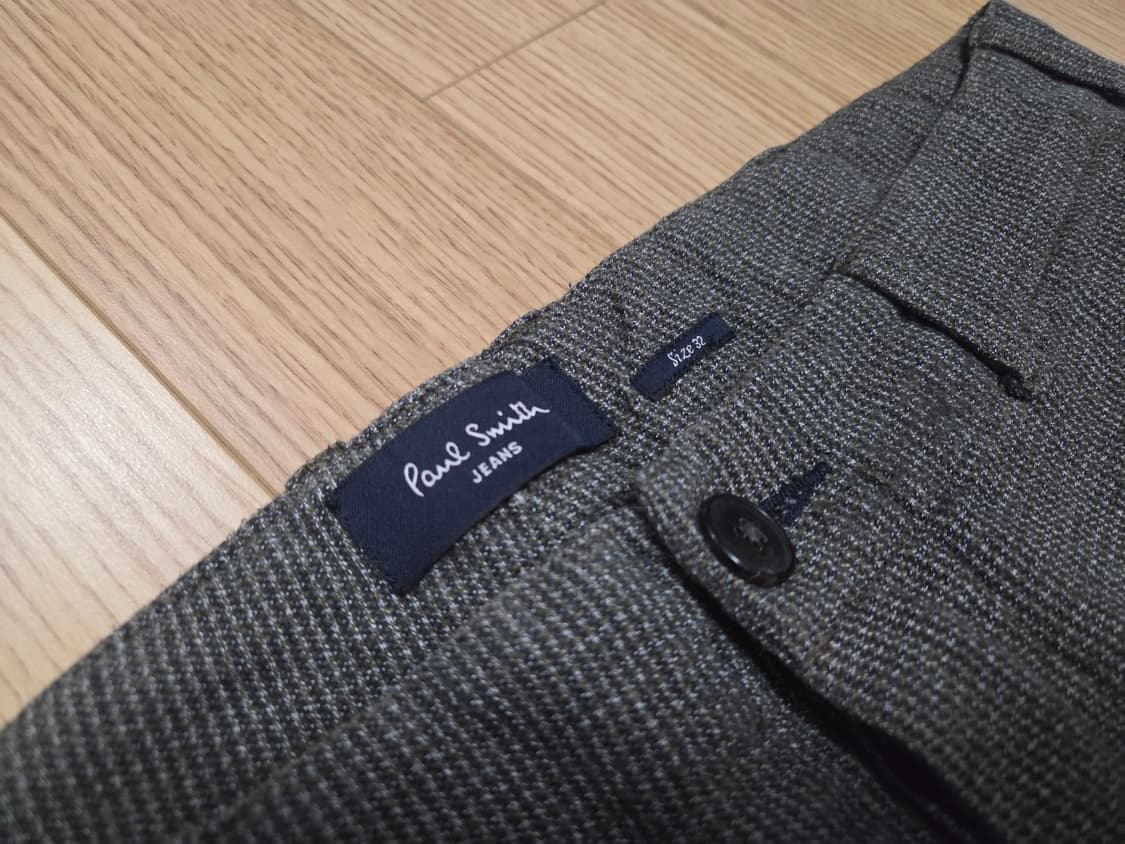 폴스미스 헤링본 짜임 울  슬랙스 팬츠 상품이미지5
