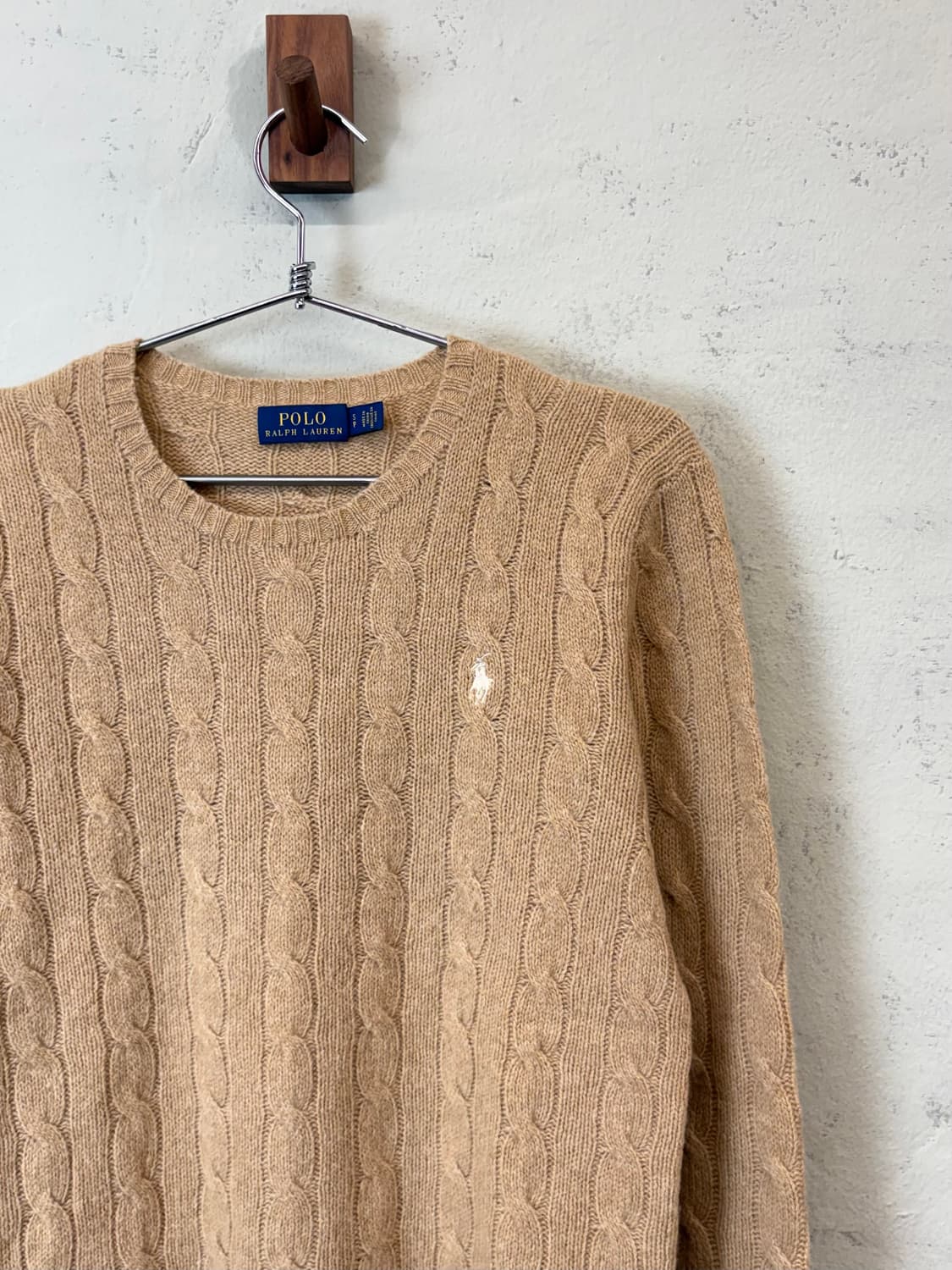 폴로랄프로렌 캐시미어 블렌드 울 니트 베이지 상품이미지2