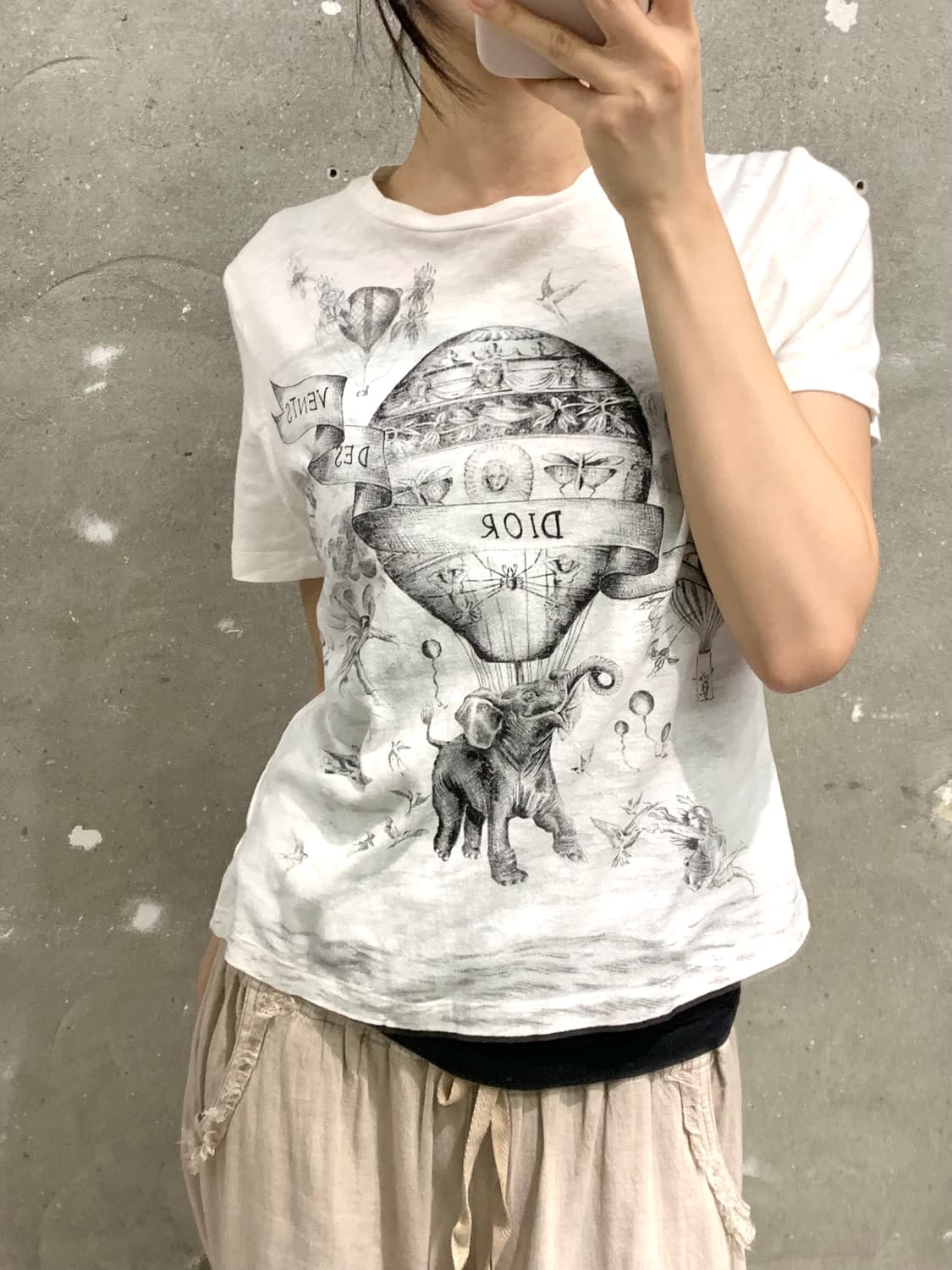 Christian Dior 크리스찬디올 스케치 벌룬 티셔츠 상품이미지1