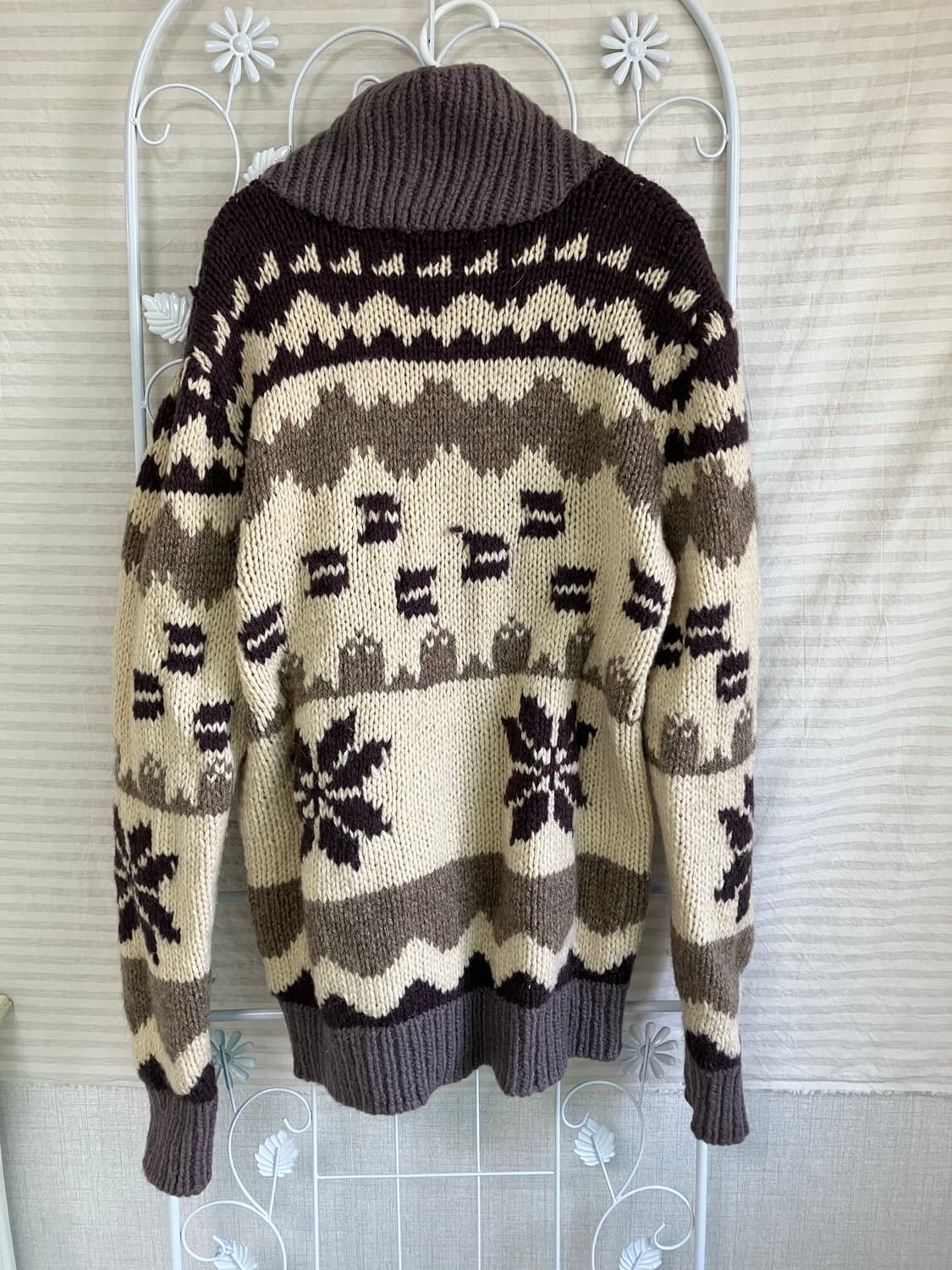 빈티지 브라운 노르딕 코위찬 y2k 스트릿 갸루 펑키 일본빈티지509   상품이미지5