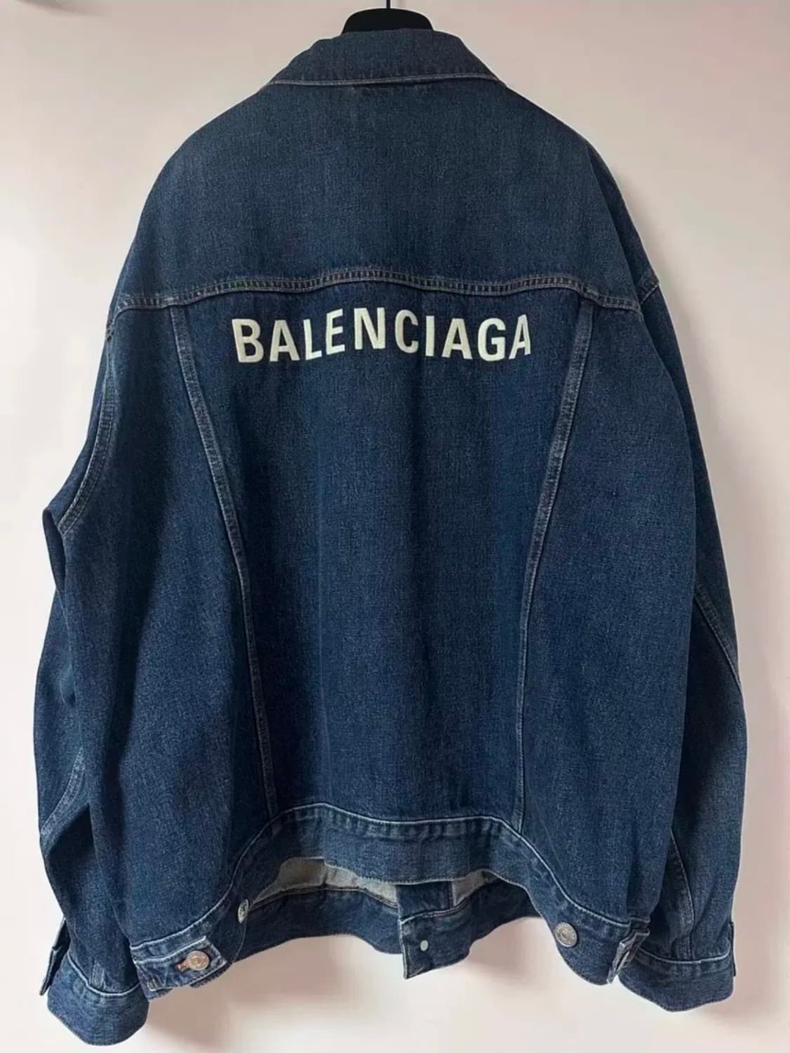 발렌시아가 백로고 데님자켓  상품이미지3
