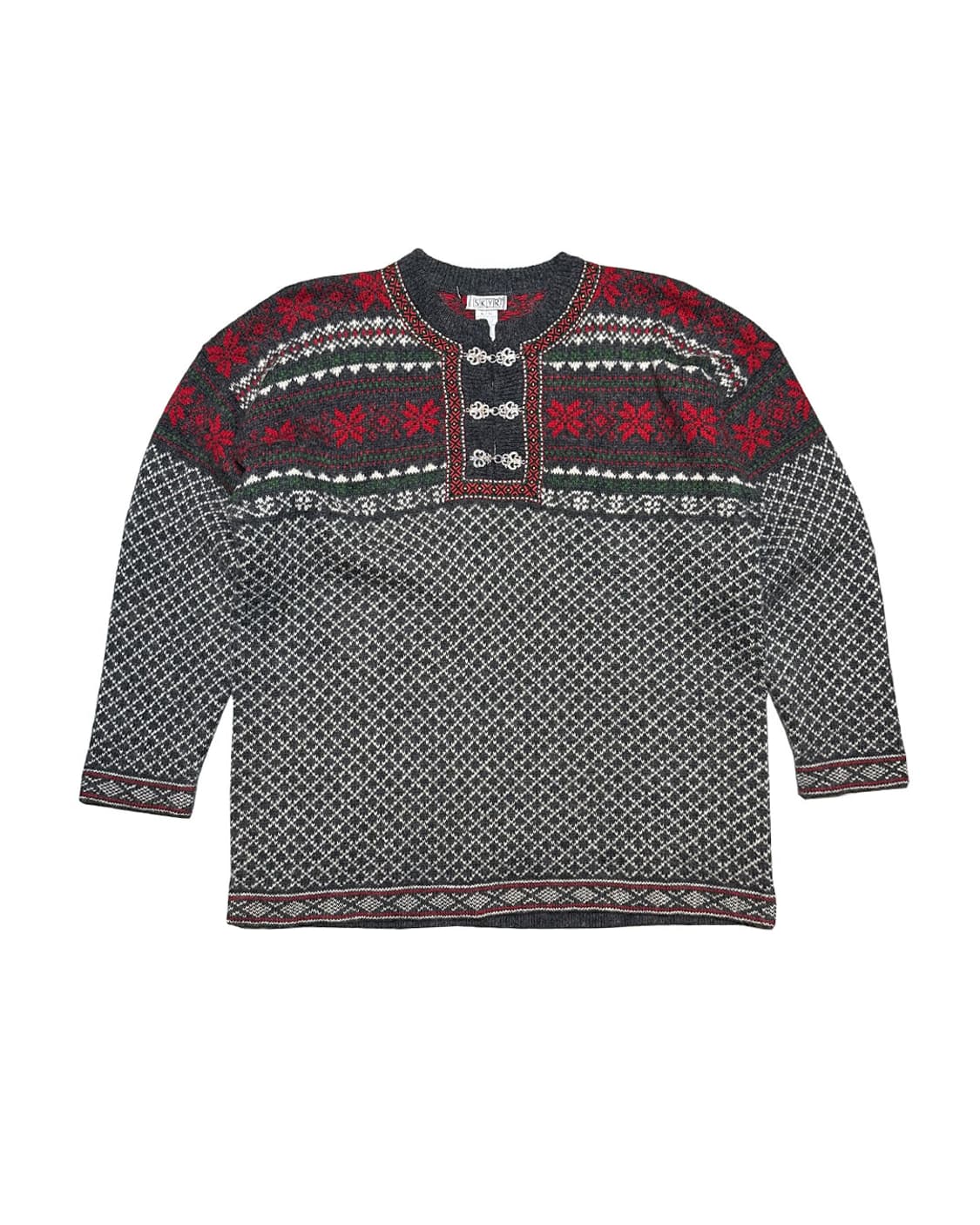 Old 노르웨이 울 노르딕 니트 스웨터 상품이미지1