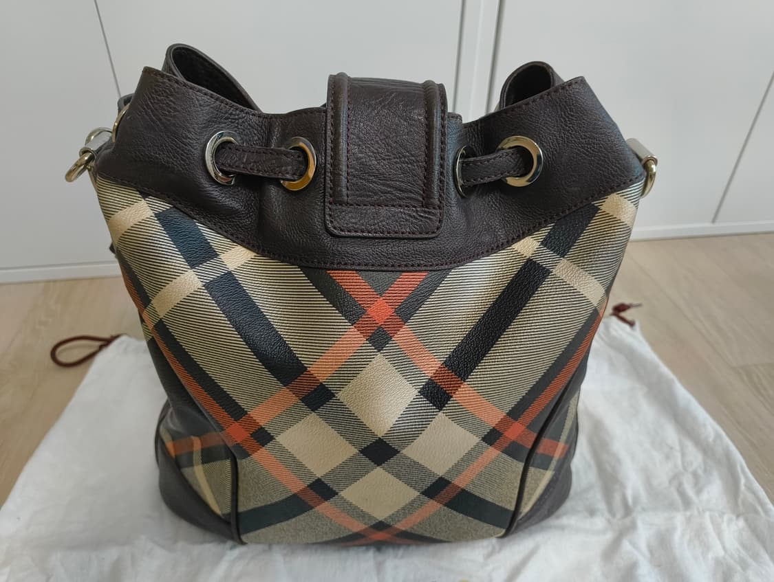 닥스 체크 호보 숄더백 상품이미지4