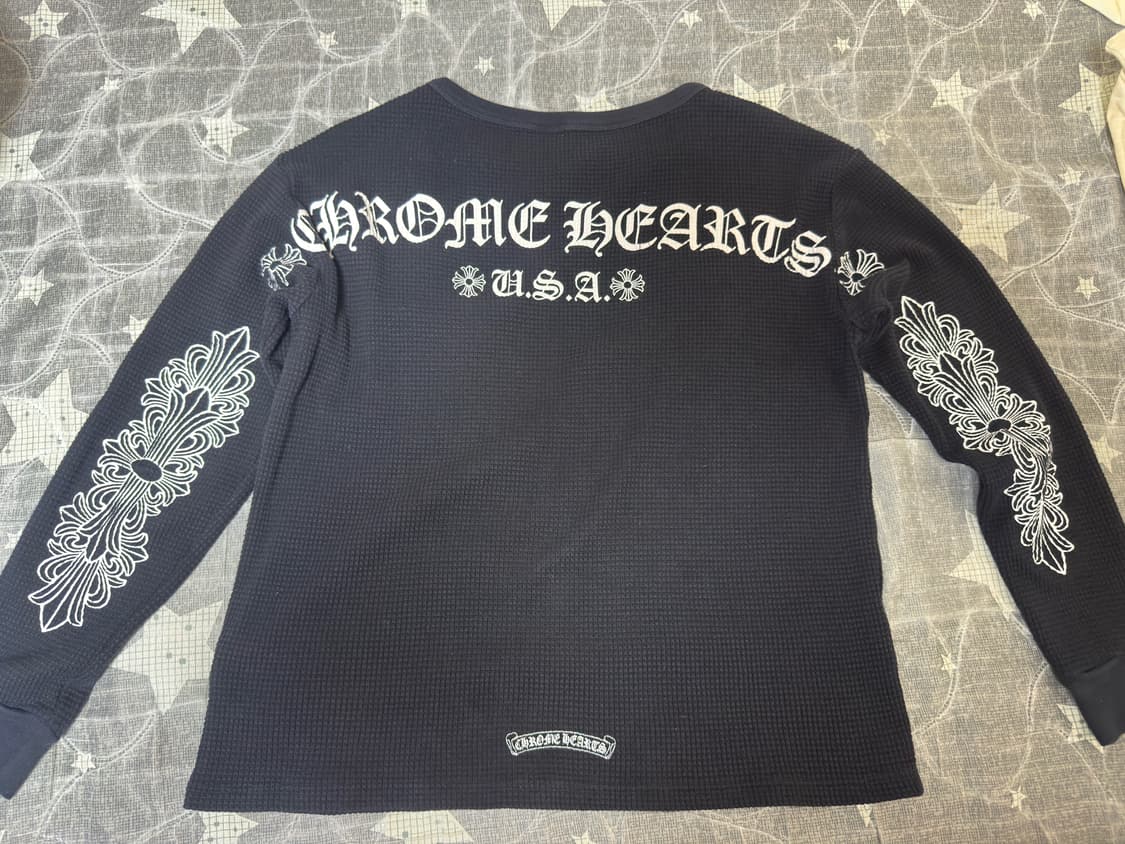 크롬하츠 홀슈스 프로랄 와플 니트 상품이미지2