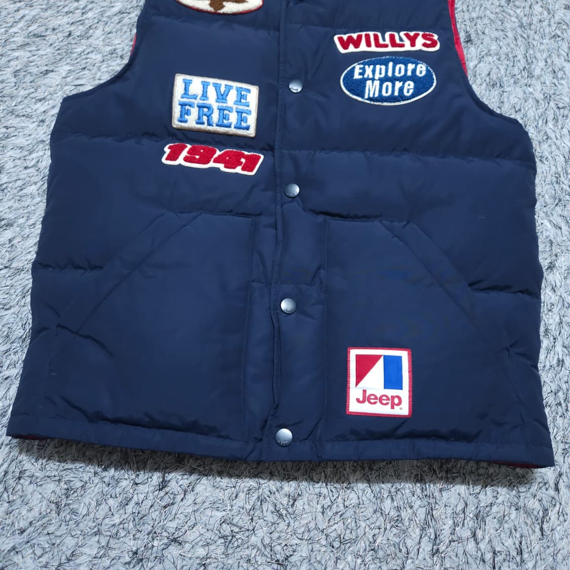 Jeep) M 남자 오리털패딩조끼 / 왕눈이샵 상품이미지3