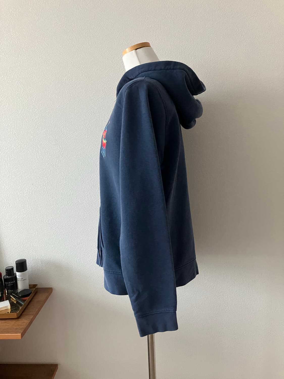 폴로 랄프로렌 빅포니 로고 네이비 후드집업 보이즈 xl 상품이미지4