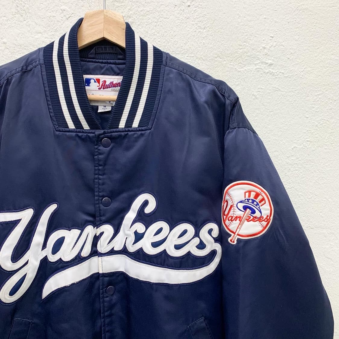 마제스틱 네이비 양키즈 스타디움 자켓 상품이미지3