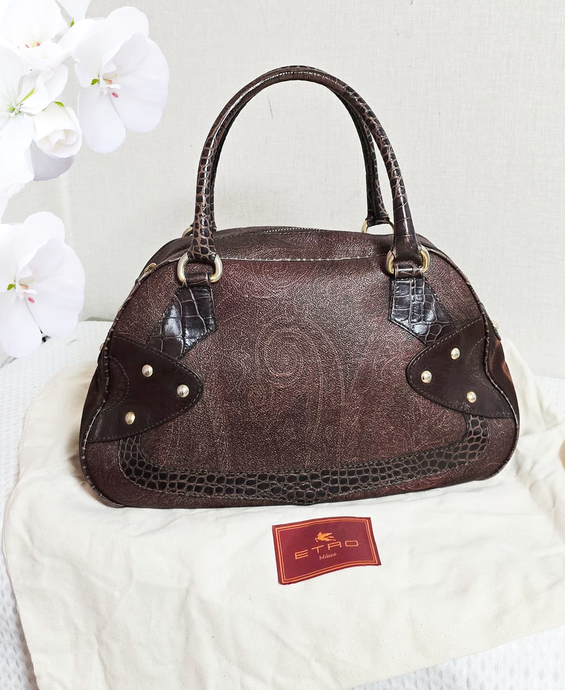 정품  에트로  페이즐리  토드백 상품이미지1