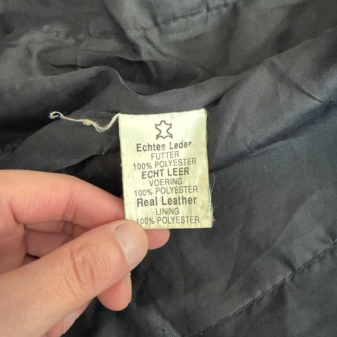 90S REAL LEATHER 빈티지 프린지 가죽자켓 M 상품이미지6