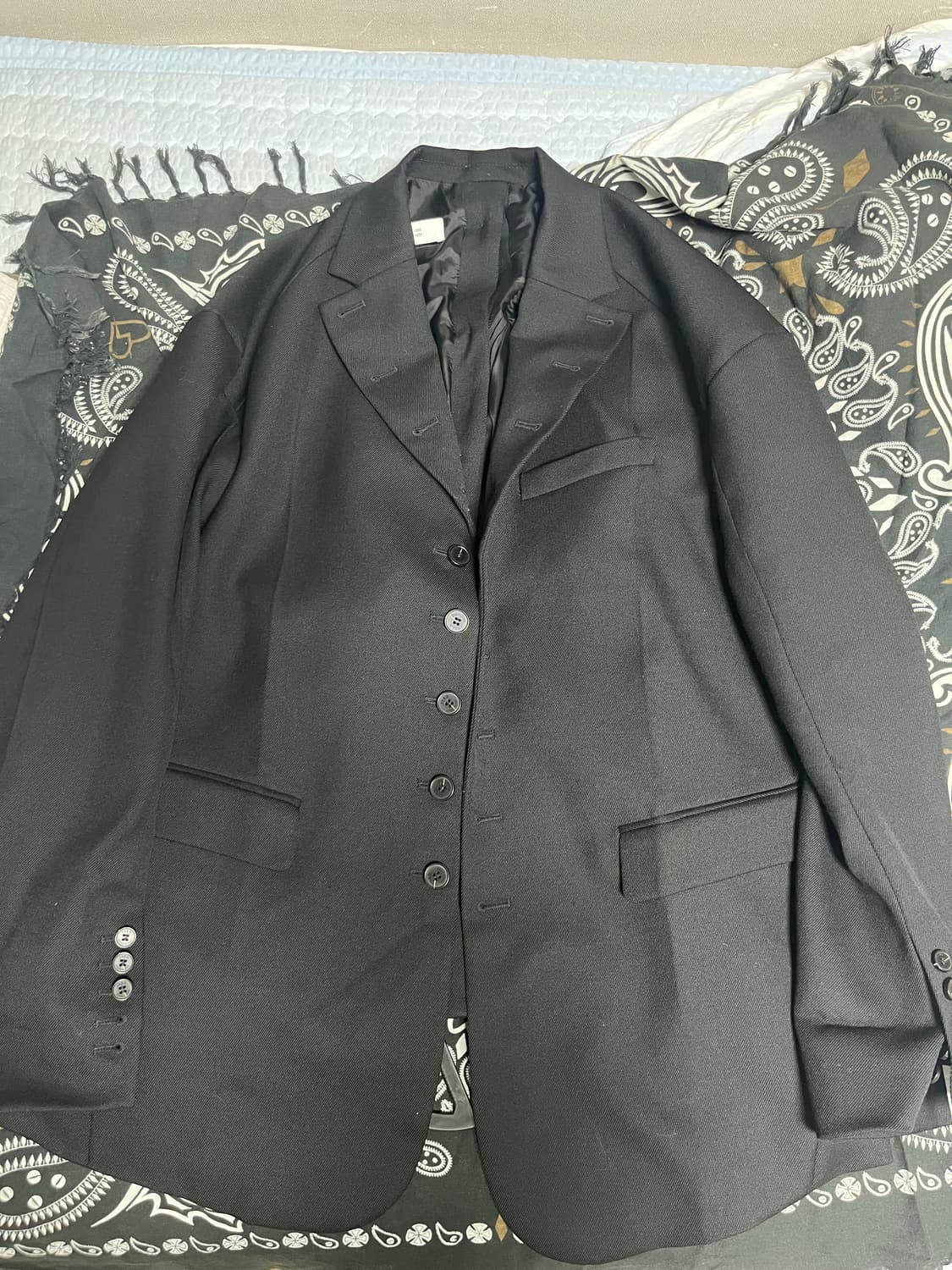 Rokh x H&M 블랙 블레이저 상품이미지1