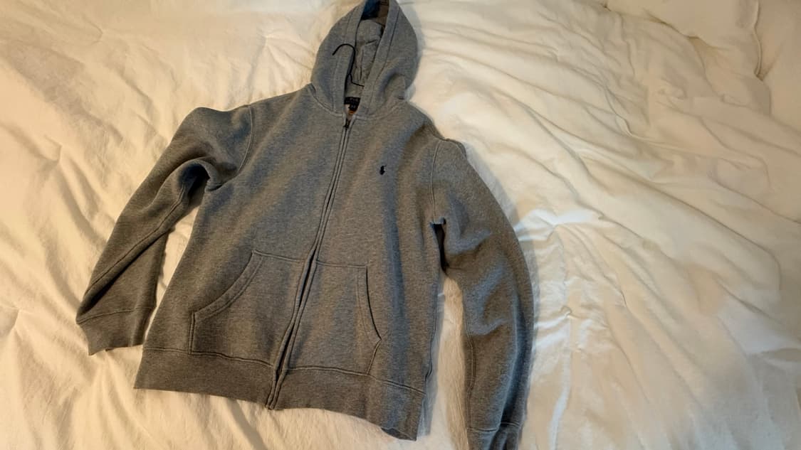 폴로 후드집업 그레이 상품이미지1
