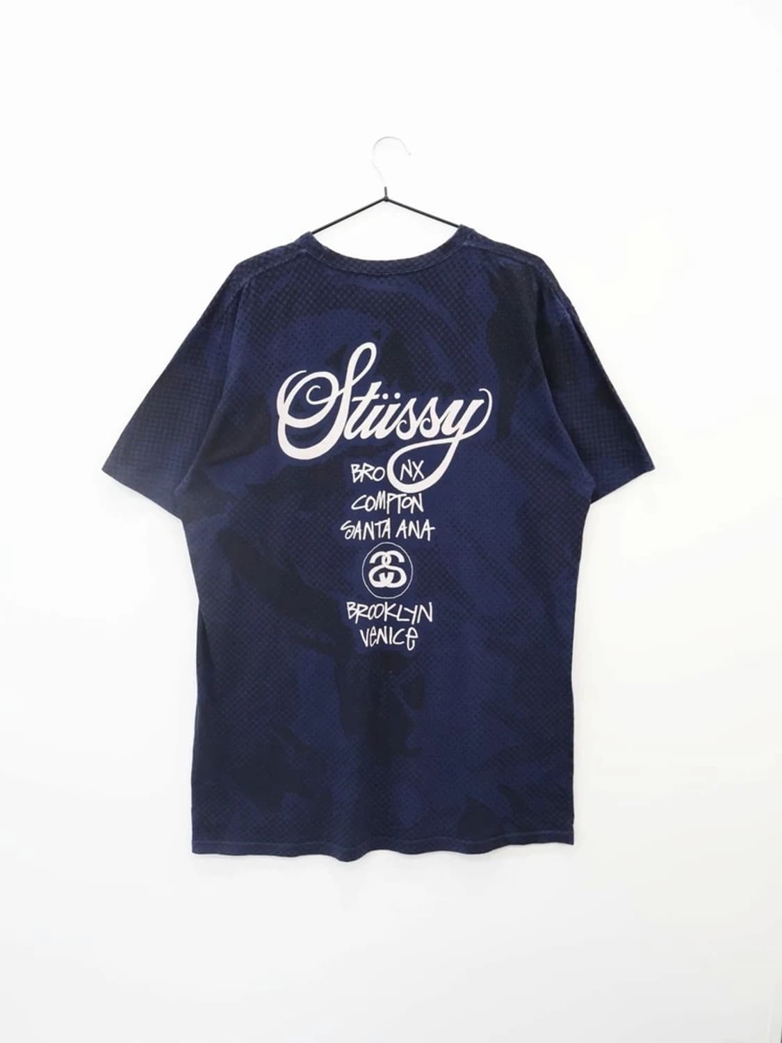 Stussy World Tour Navy Tee 상품이미지4