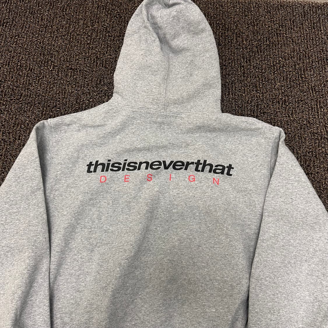 디스이즈네버댓 후드티셔츠 그레이 L 상품이미지6
