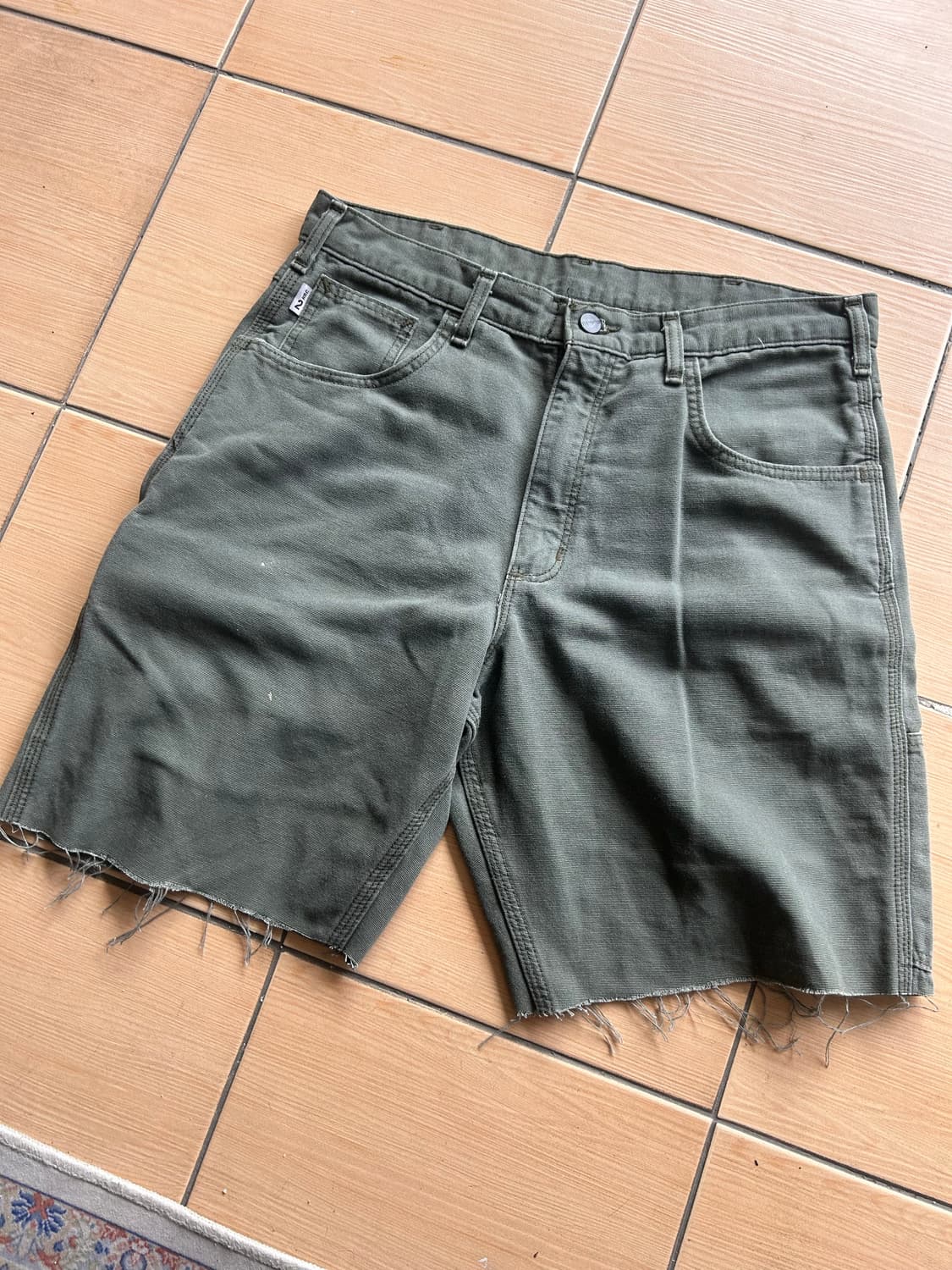 빈티지 칼하트 워크팬츠쇼트 34in 상품이미지1