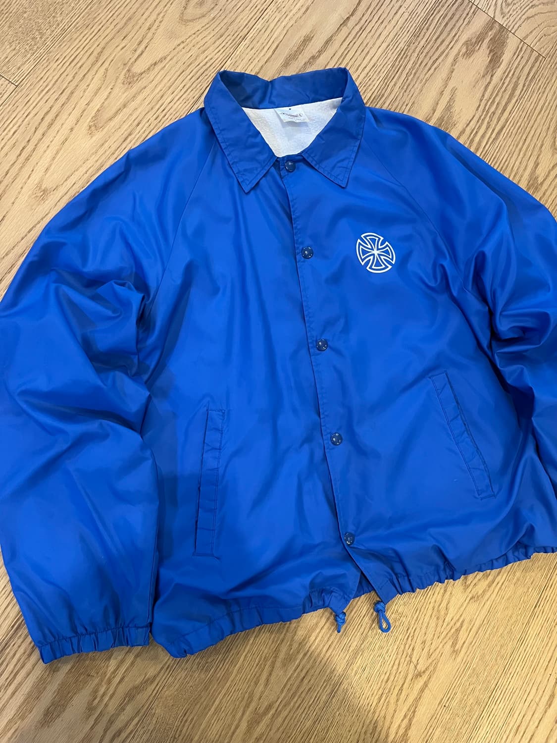 빈티지 인디펜던트 트럭 코치자켓 블루 상품이미지2