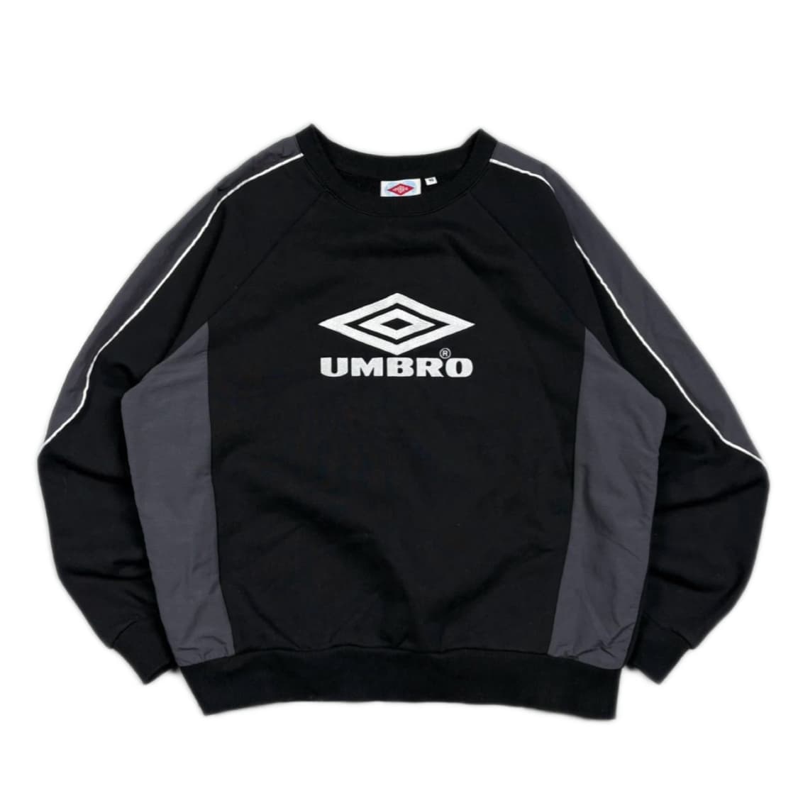 🖤엄브로 배색 블랙 맨투맨🖤 상품이미지1