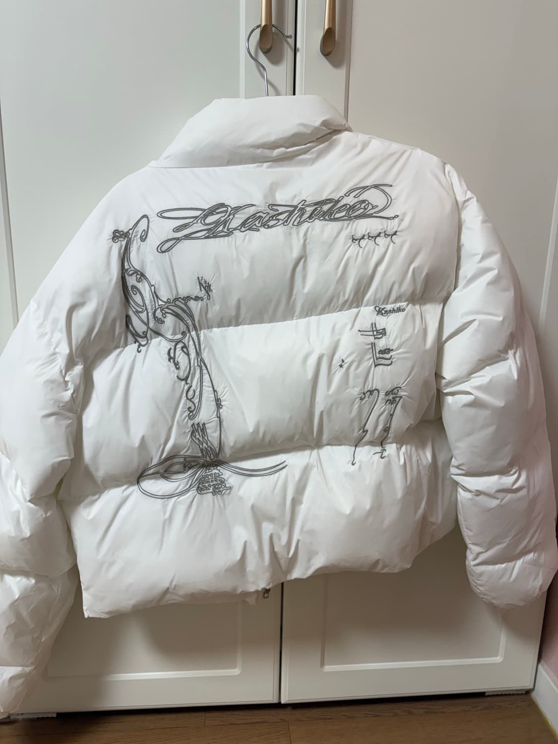 카시코 화이트 패딩 크롭 상품이미지7