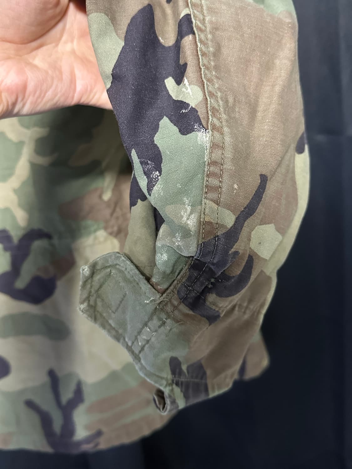 80‘s US ARMY m65 우드랜드 카모 필드 자켓 상품이미지6
