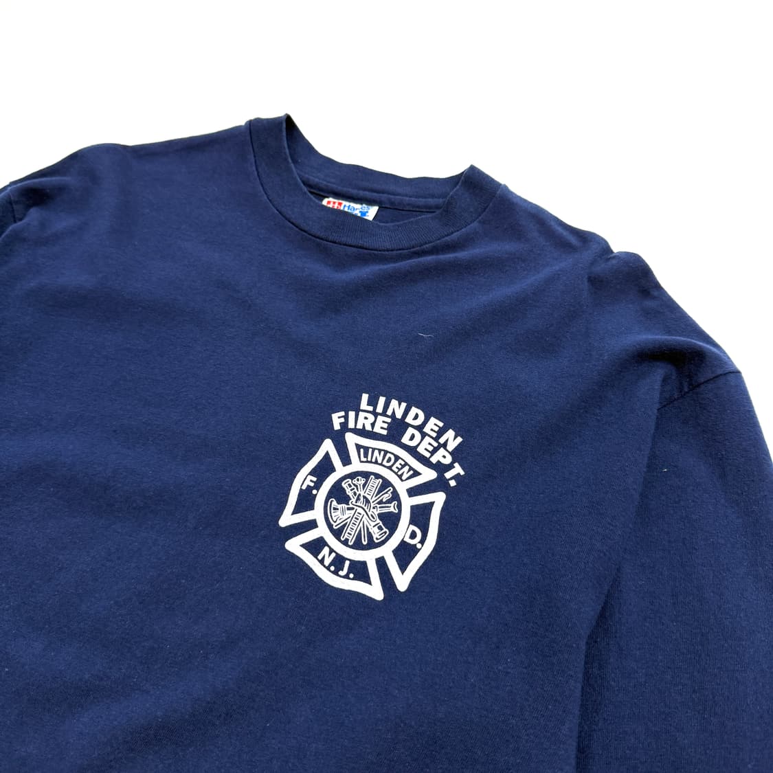 90s 헤인즈 나염 프린팅 싱글스티치 롱슬리브 상품이미지3