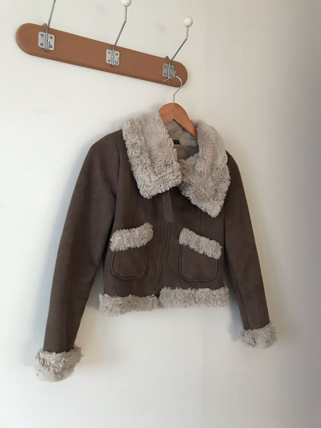 크롭 무스탕 상품이미지6