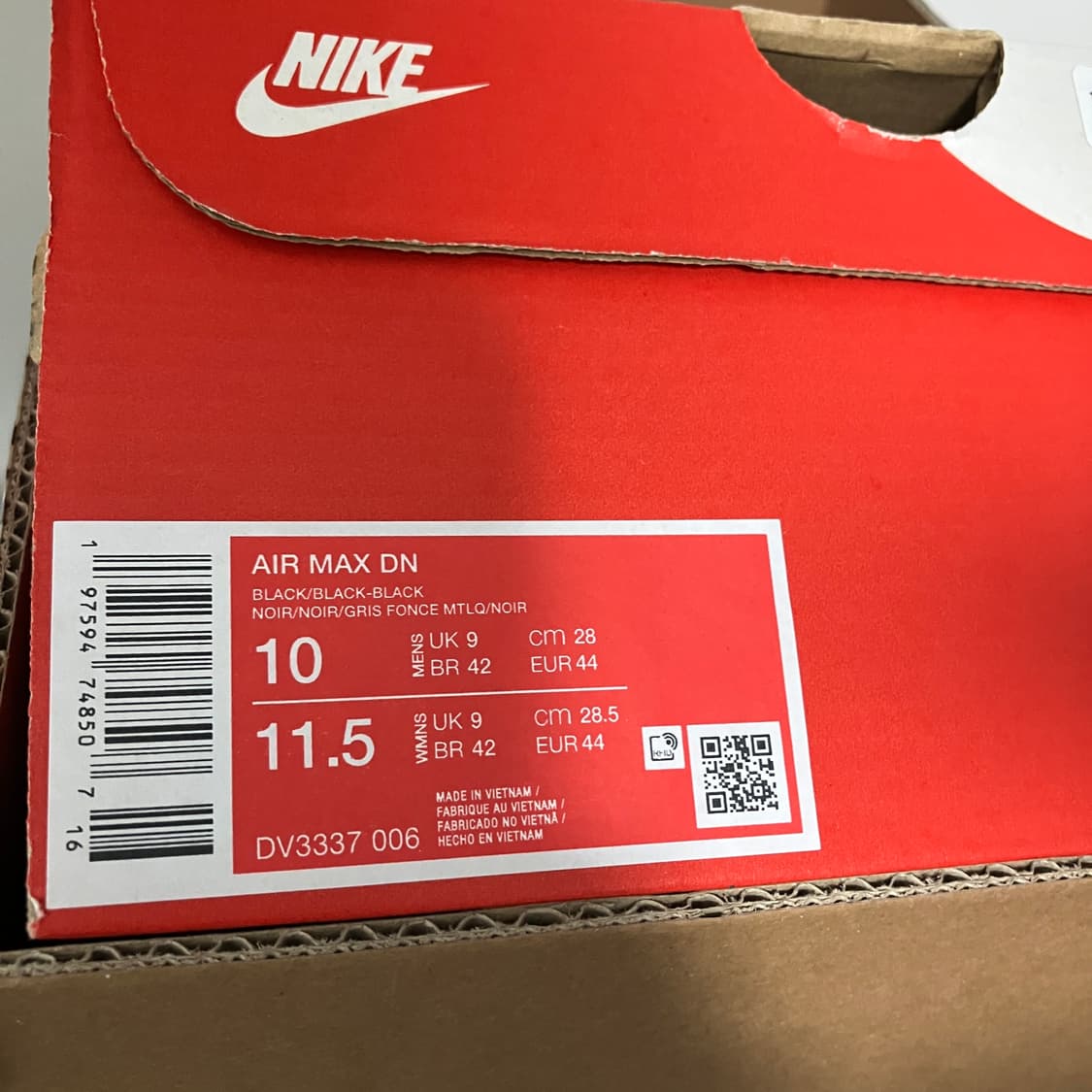 [280] 나이키 에어맥스 dn 블랙 상품이미지6