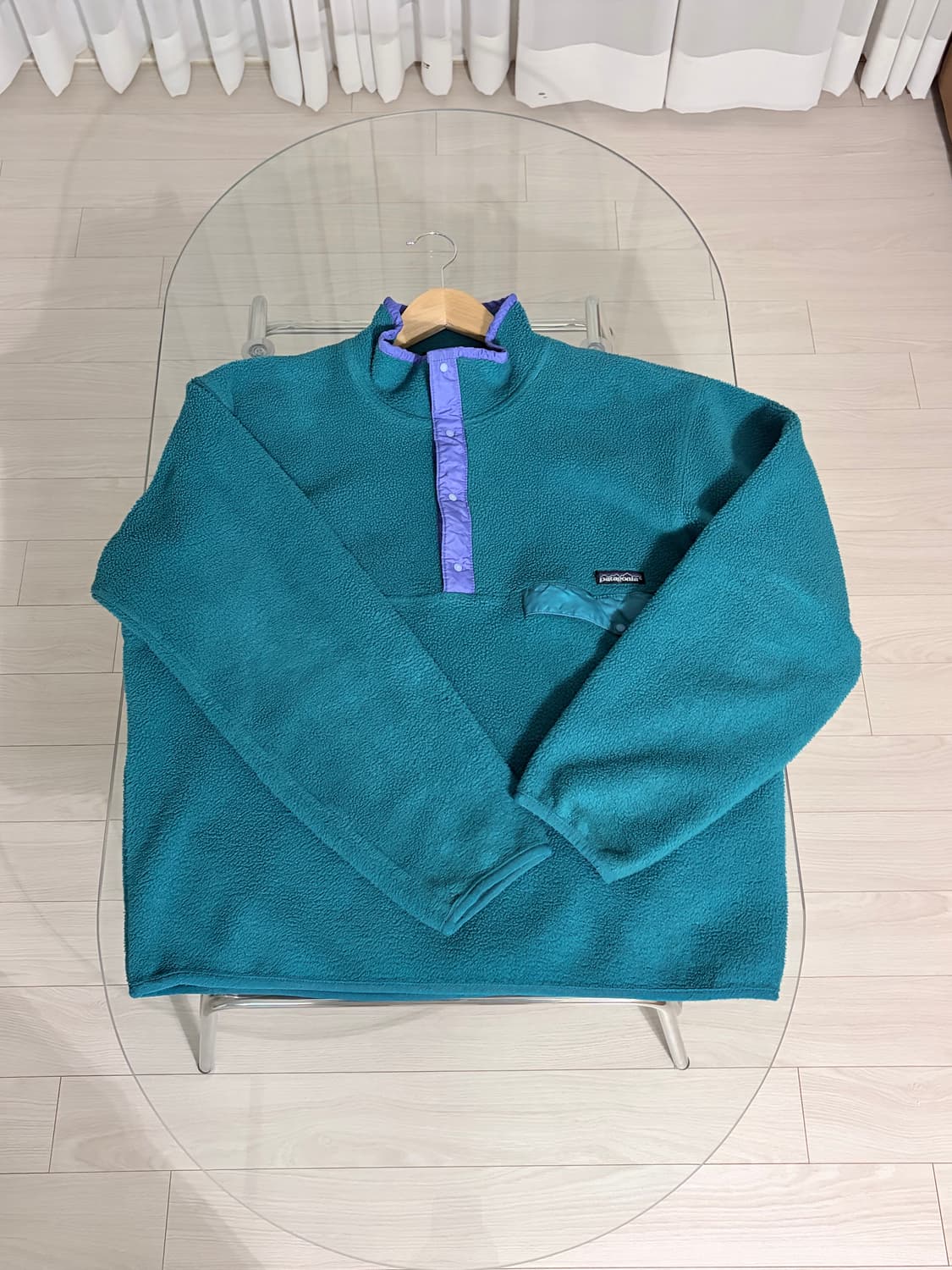 파타고니아 신칠라 80s usa 틸그린 퍼플 상품이미지1