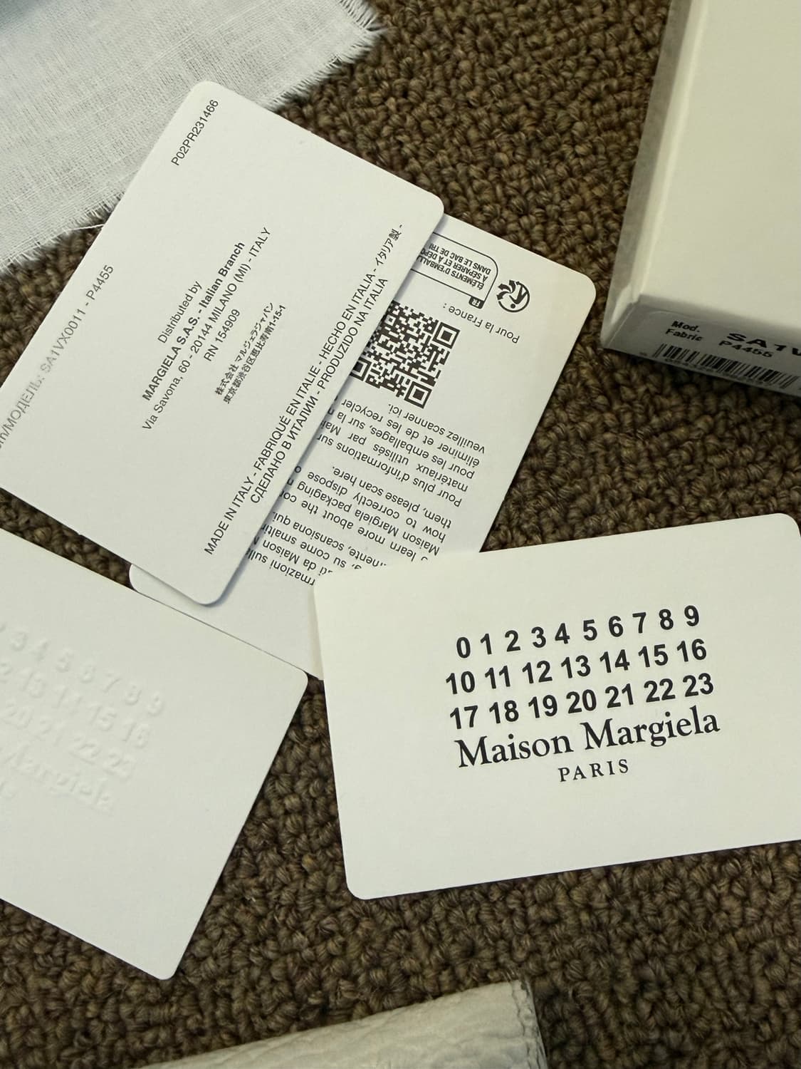 Maison Margiela 메종마르지엘라 카드지갑 아이보리 남녀공용 상품이미지3