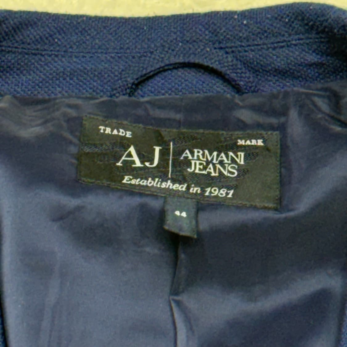 [44] 아르마니 진스 네이비 블레이저 자켓 상품이미지4