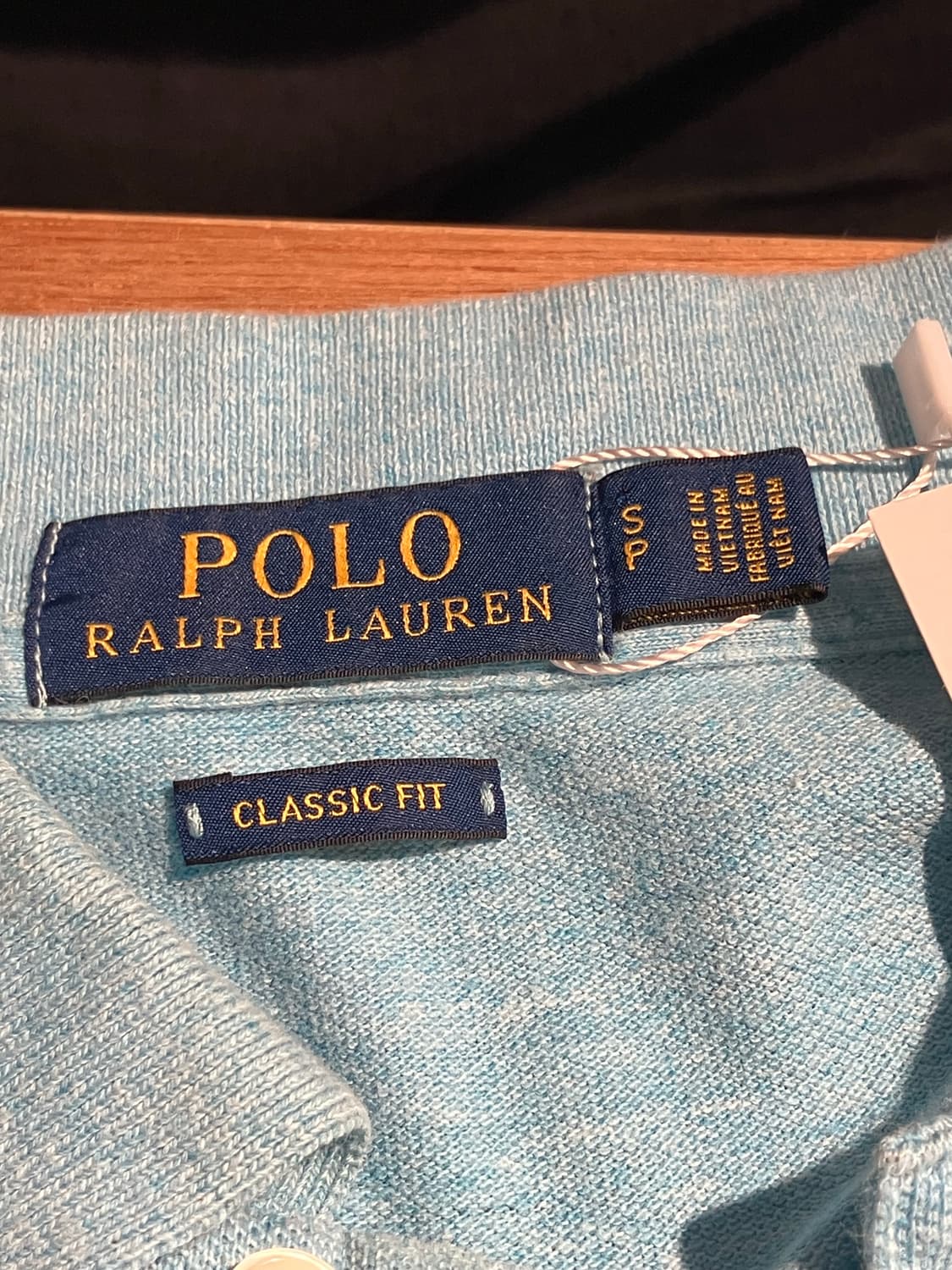 Polo Ralph Lauren 스카이블루 카라 반팔 티셔츠 S 상품이미지5