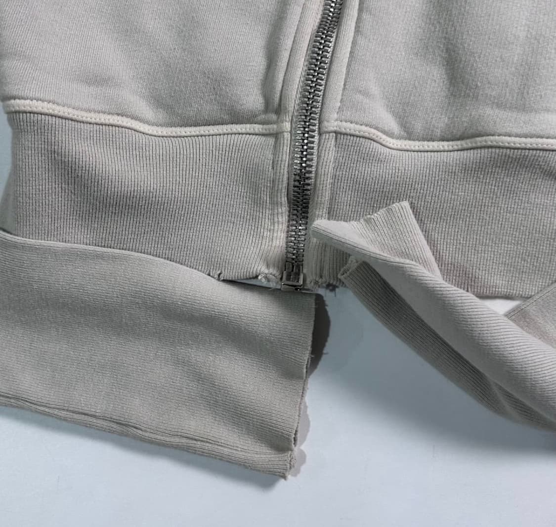 릭오웬스 크롭 후드집업 XS 상품이미지5