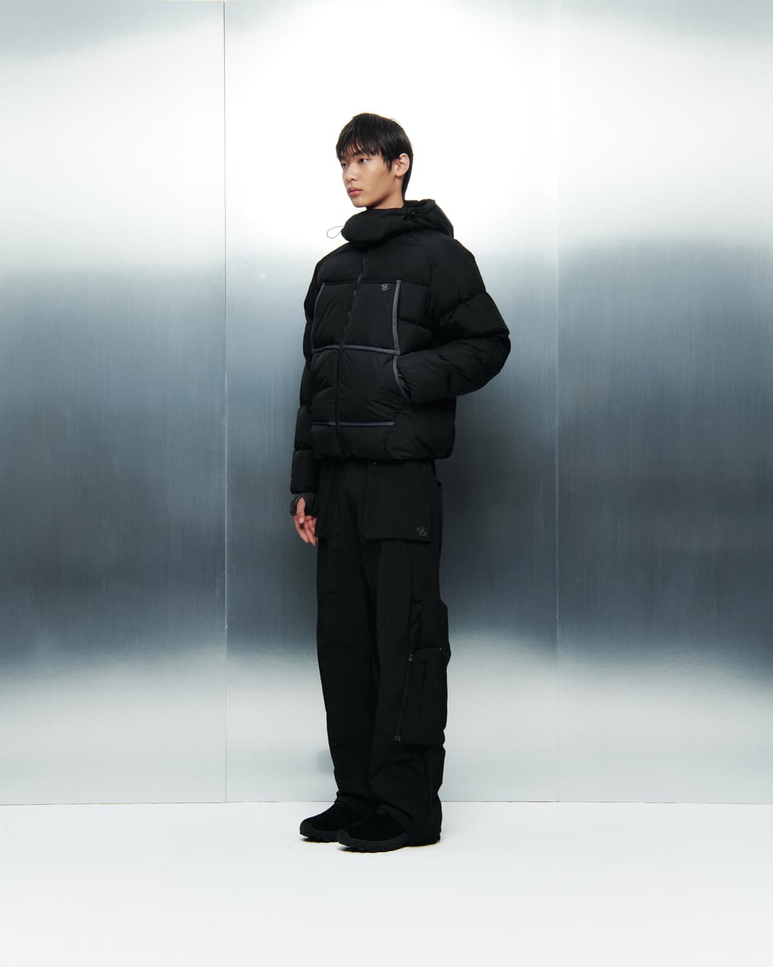 산산기어 패딩 TAPED PUFFER JACKET - BLACK 2사이즈 상품이미지5