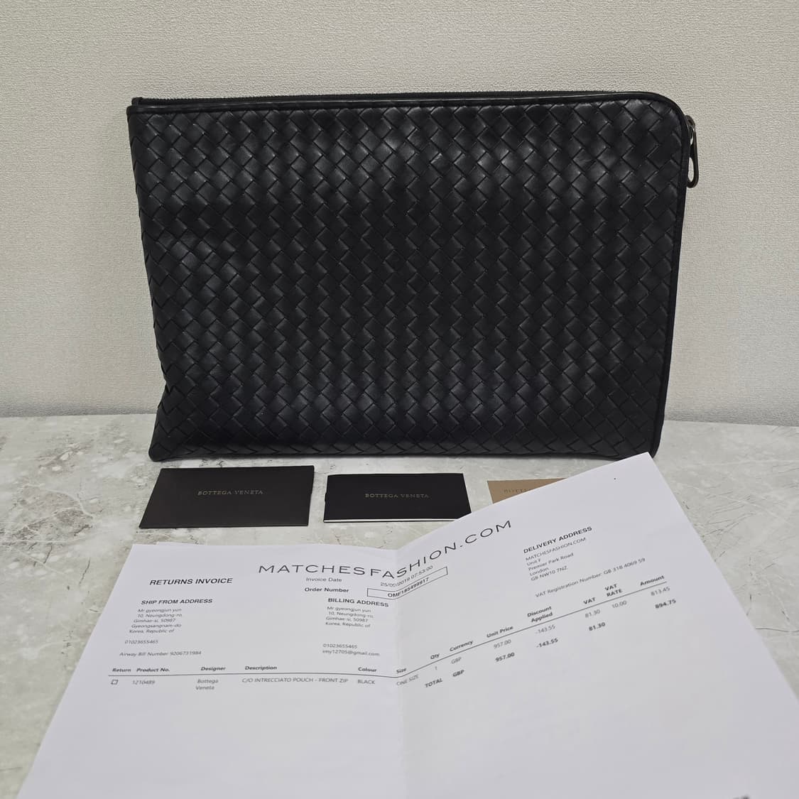 보테가베네타 클러치백 판매 상품이미지1