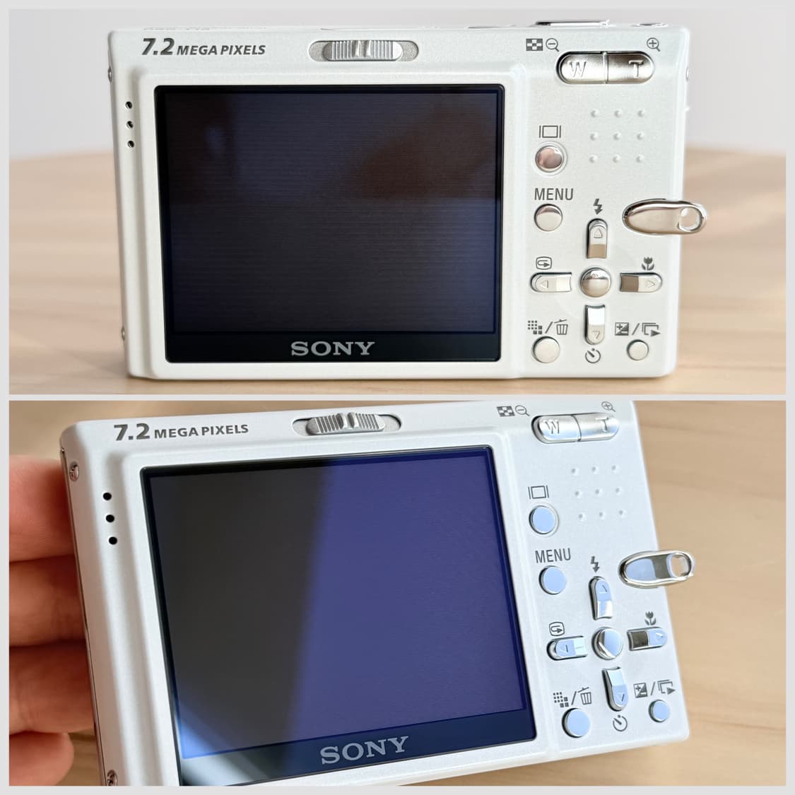 🤍 미사용 •새상품• 풀박스! 소니 사이버샷 T10 펄 화이트 🤍 상품이미지5