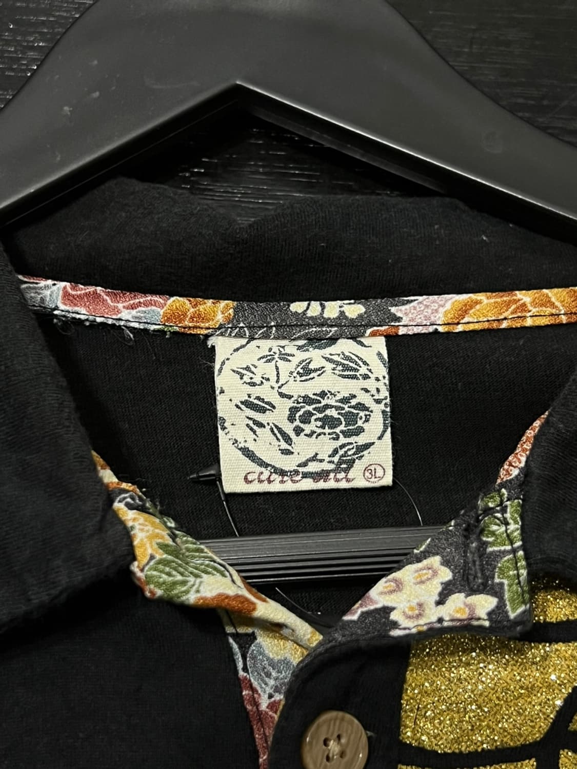 Japanese Vintage Glitter Polo T-shirts 상품이미지7