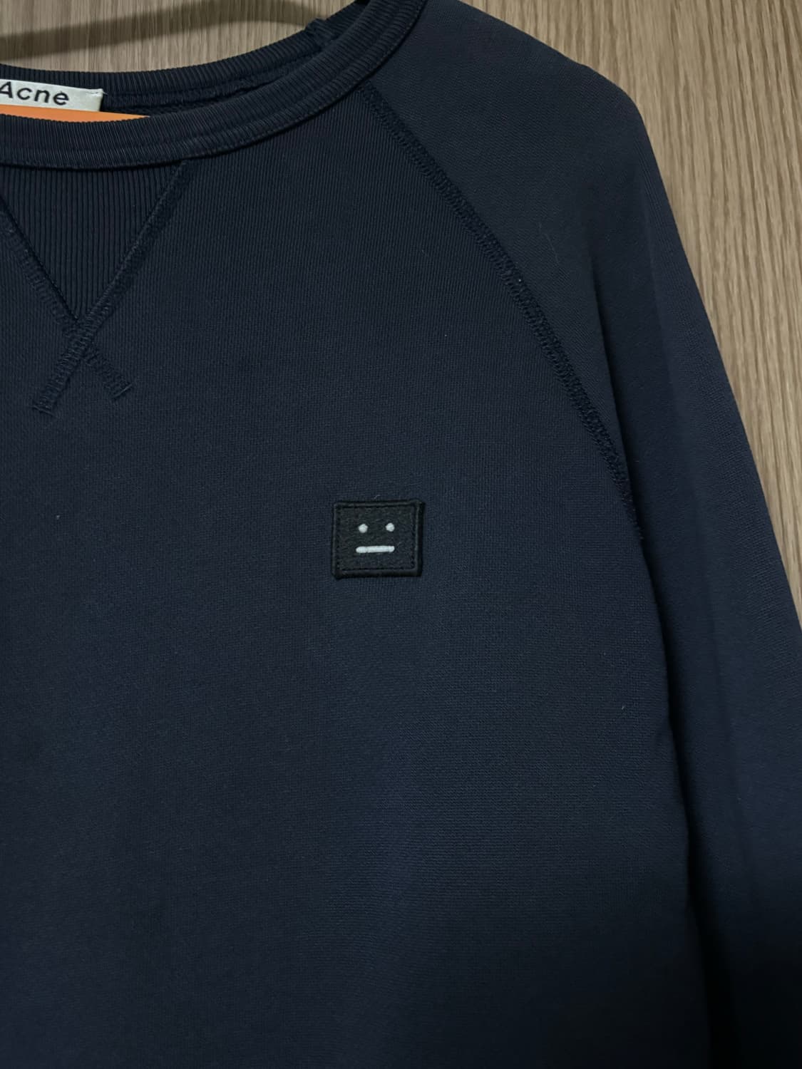 아크네 스튜디오 페이스 패치 스웻셔츠 네이비 XS 상품이미지3