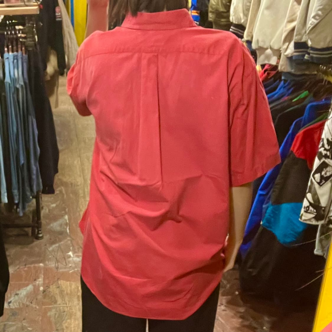 [HI] 폴로 반팔 셔츠 레드 상품이미지5