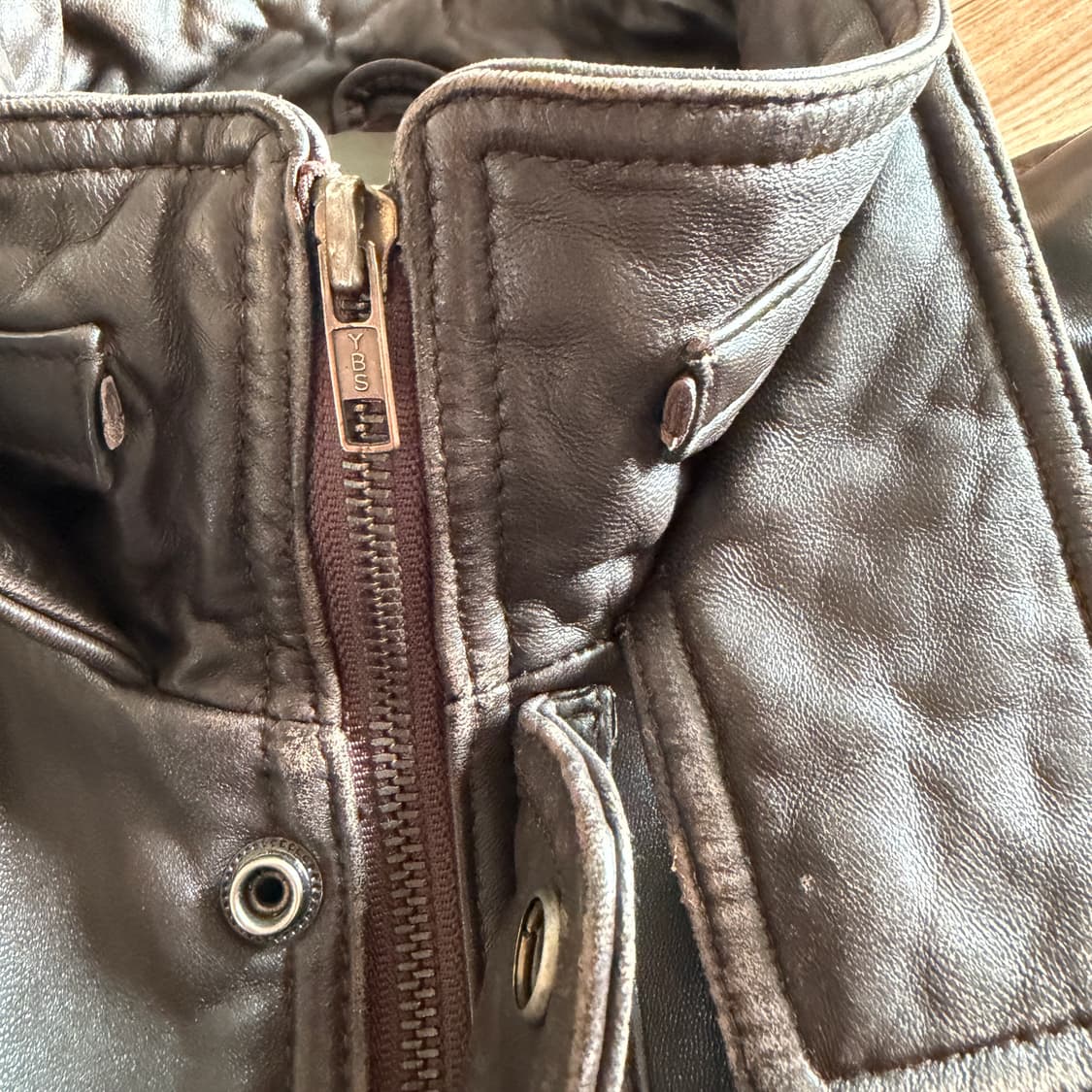 빈티지 레더 자켓 (L~XL) 상품이미지8