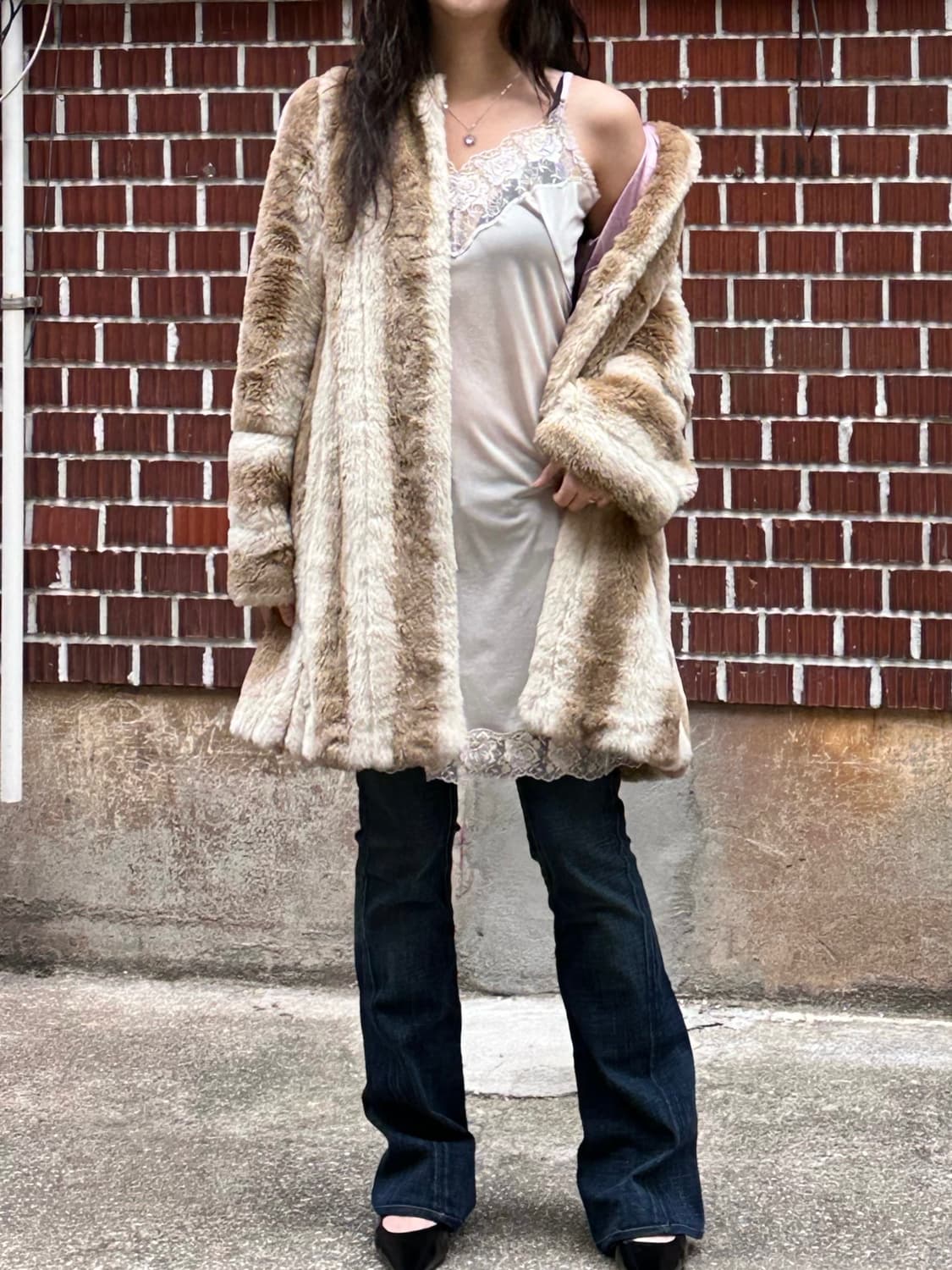 시슬리 퍼자켓 슬립원피스 트루릴리젼 부츠컷 팬츠 상품이미지7