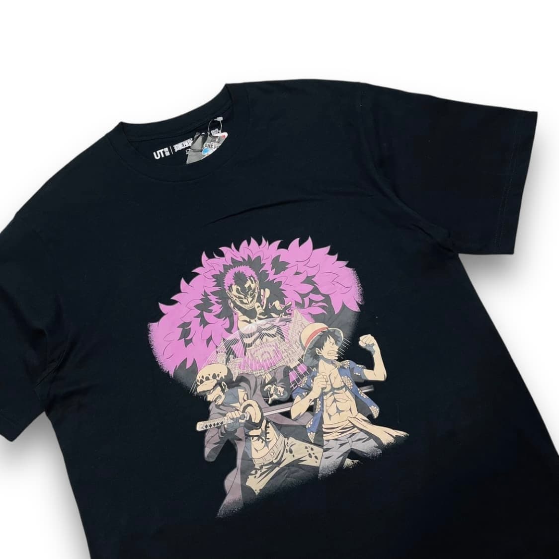 원피스 25th 루피 드레스로사 도플라밍고 반팔 티셔츠 상품이미지2