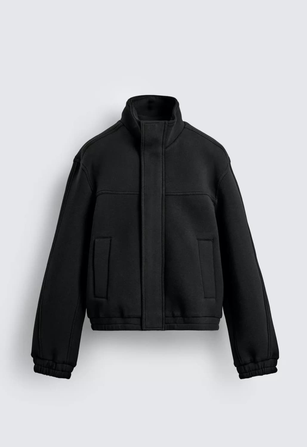 자라 박시 핏 네오프렌 이펙트 점퍼 상품이미지1