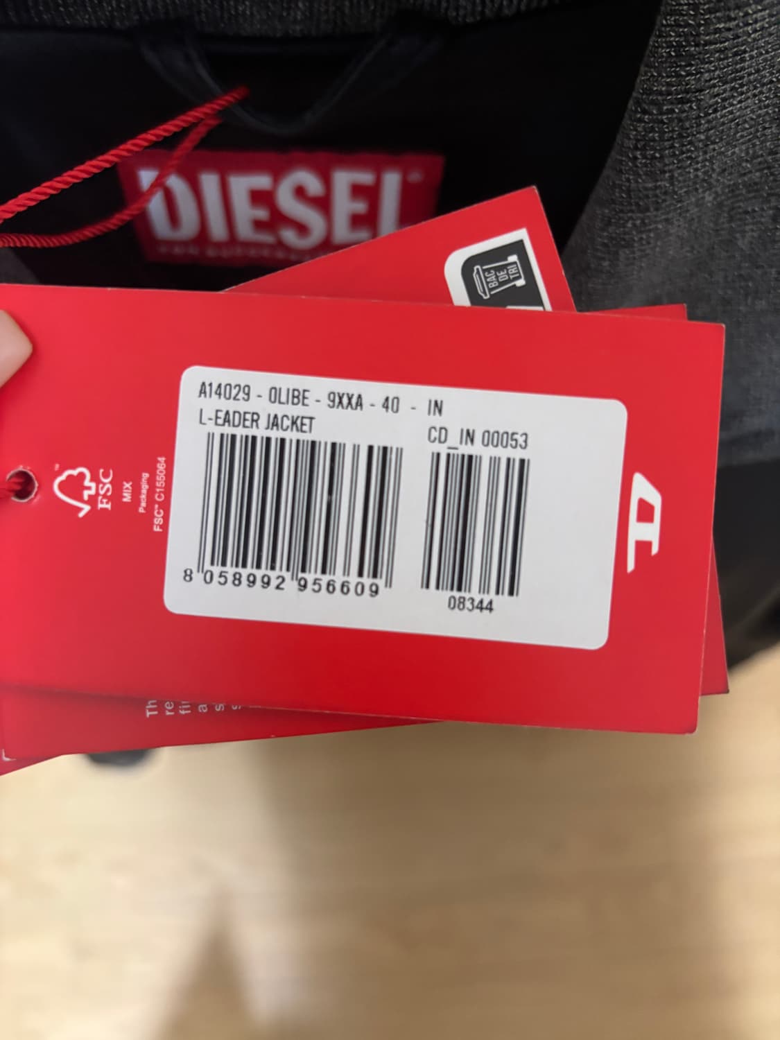 디젤 일본한정 여성 가죽 자켓 상품이미지6